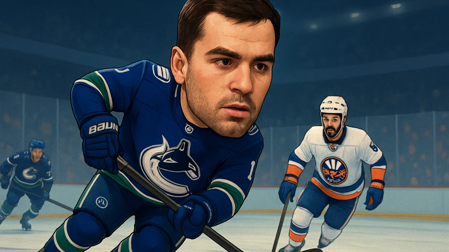 Illustration for: Zeev Buium struggles as Vancouver Canucks drop fifth straight game
