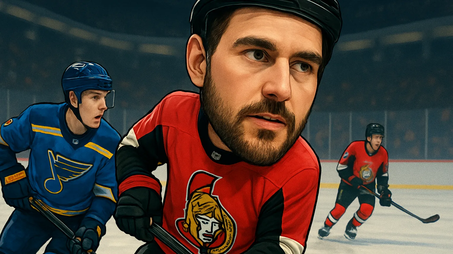 Illustration for: Senators' Zub, Sanderson Near Returns; Matinpalo Out vs. Blues